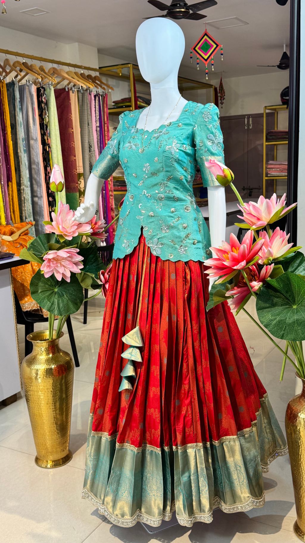 Coat lehanga